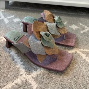 Jeffrey Campbell Multicolor Glitter Heels